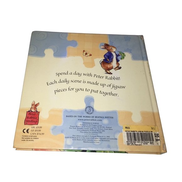 The Peter Rabbit Jigsaw Puzzle Book by Potter, Beatrix - Picture 13 of 13